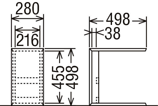 サイドテーブル TU1752MK | リビングテーブル | 家具を探す | カリモク