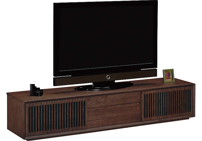 テレビボード 扉縦桟 QU7067MK | リビングボード | 家具を探す