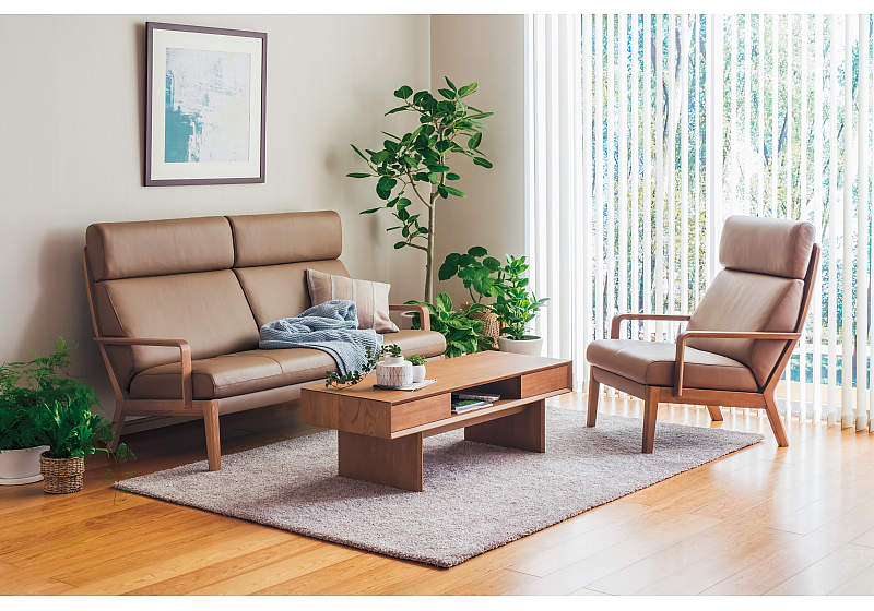 ２人掛椅子ロング WU4612H034 | ソファー | 家具を探す | カリモク家具 